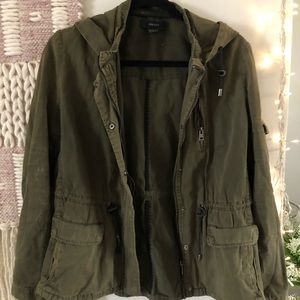 Army Green Spring Fall Coat Jacket